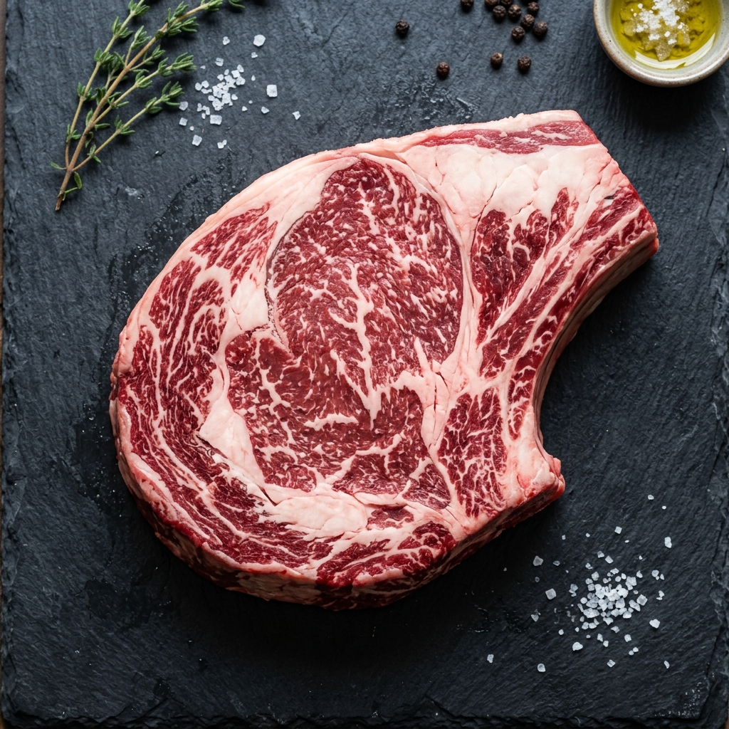 Direct Sear Ribeye Steak